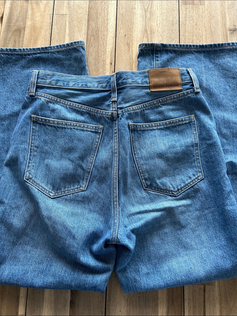 Denim Forum Farrah high rise wide leg jeans - Picture 4 of 5